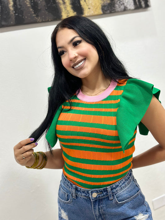 YARIVETTE BLOUSE🧡💚