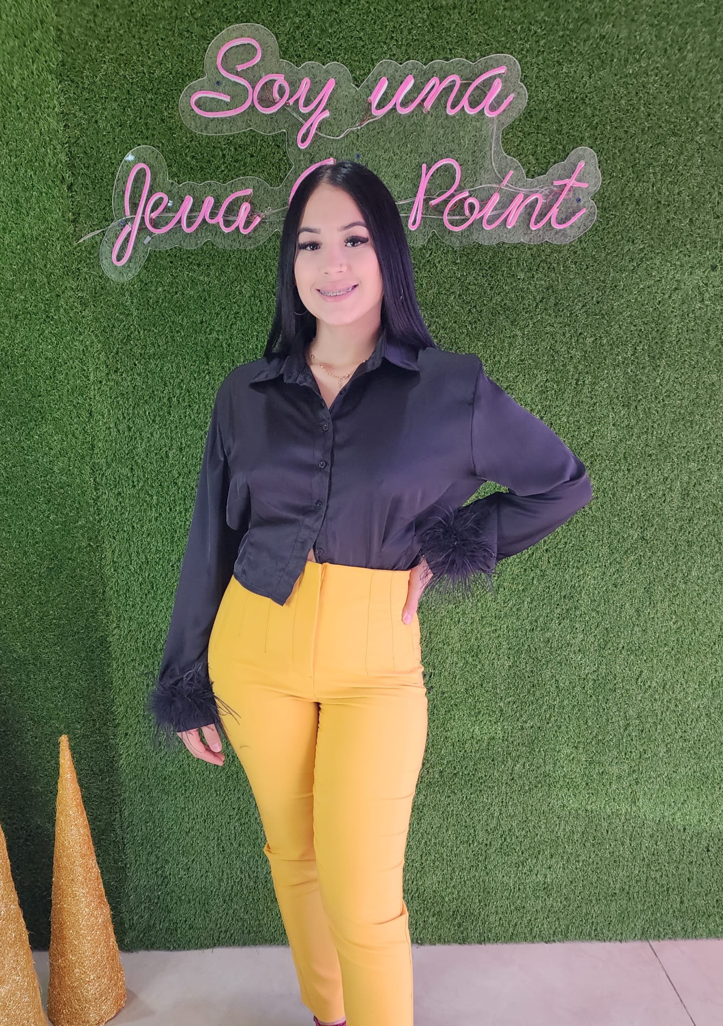 YELLOW LONG PANTS