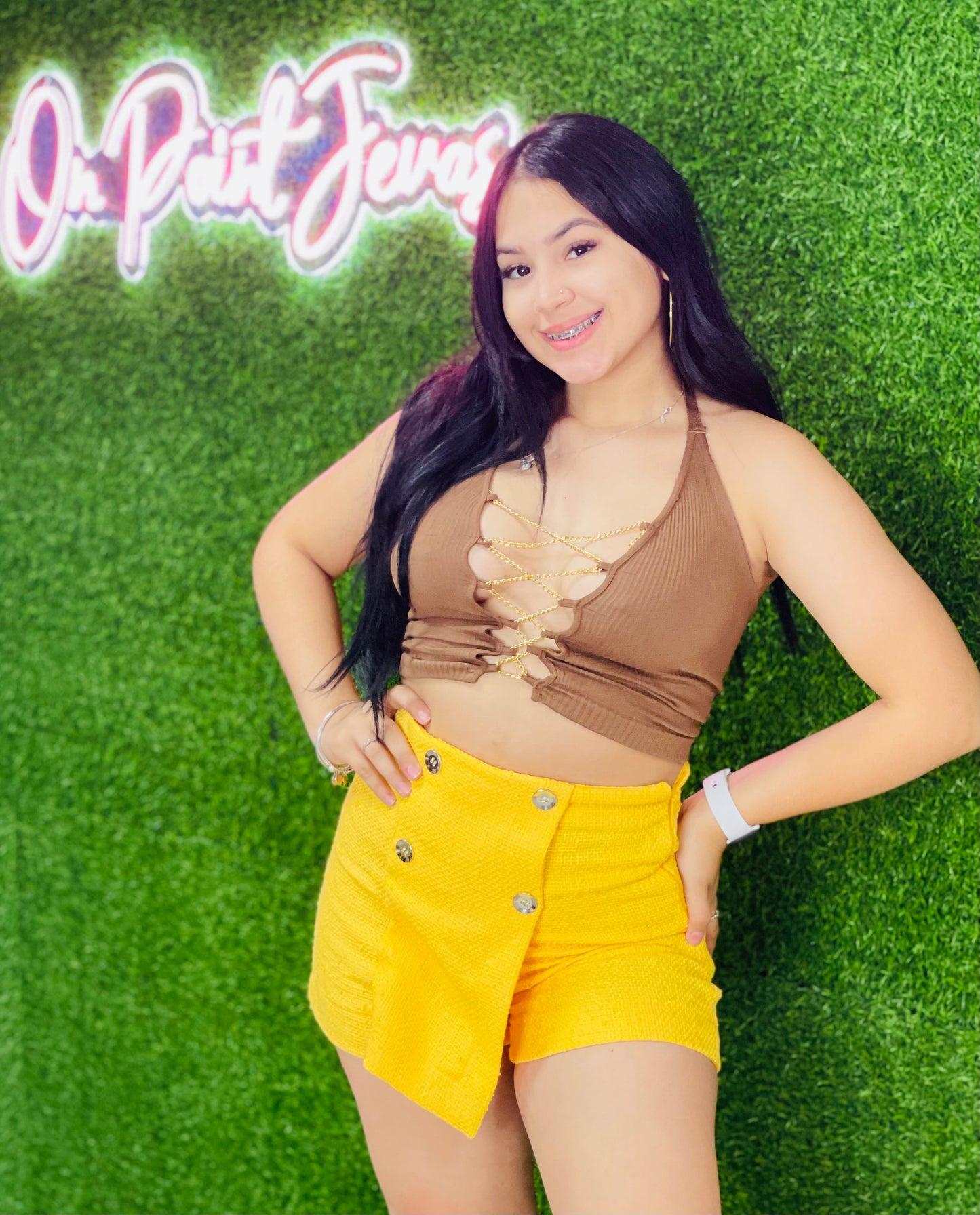 IZZIE SKORT YELLOW