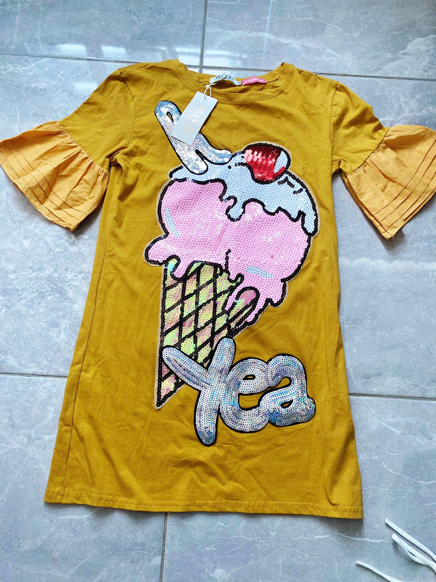 Ice Cream Dress 🍦💛